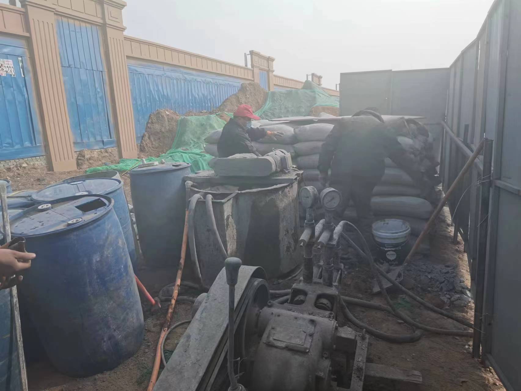 桑珠孜地基沉降注浆加固